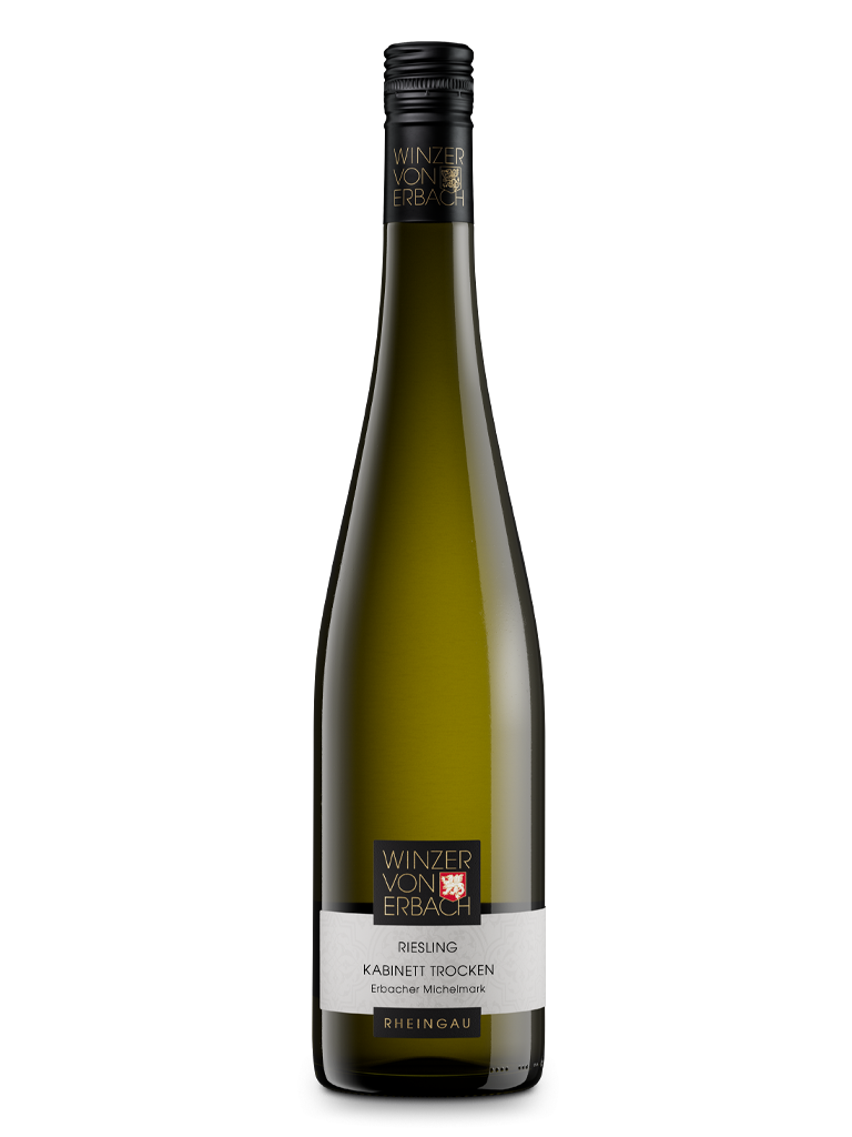 Flasche Erbacher Michelmark Riesling Kabinett trocken aus dem Rheingau