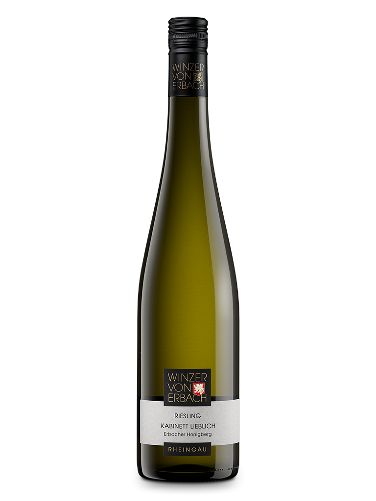 Flasche Erbacher Honigberg Riesling Kabinett lieblich aus dem Rheingau